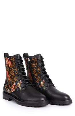 Johnny Was Taline Embroidered Bootie in Black