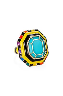 NeverNoT Grab 'n' Go Ready to Release Turquoise Ring in Multi Color