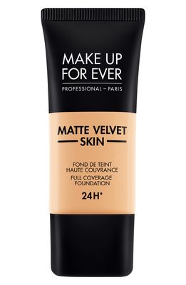 MAKE UP FOR EVER Matte Velvet Skin Full Coverage Foundation in Y363-Warm Beige