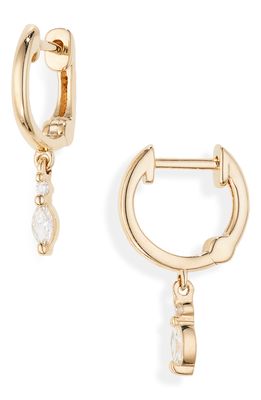 Dana Rebecca Designs Alexa Jordyn Diamond Marquise Drop Earrings in Yellow Gold