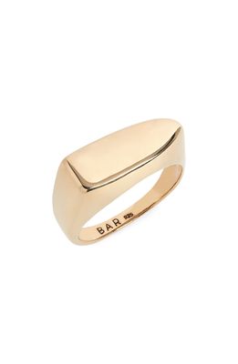 Bar Jewellery Lark Signet Ring in Gold