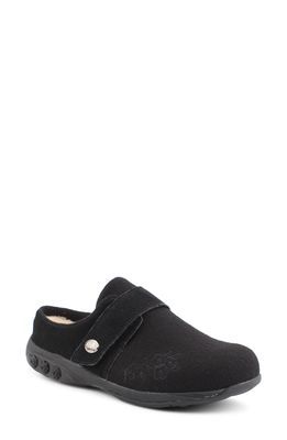 Therafit Willow Slipper in Black Wool