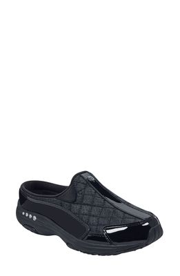 Easy Spirit Traveltime Classic Clog in Black Patent Leather