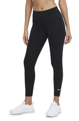 Nike Sportswear Essential 7/8 Leggings in Black/White