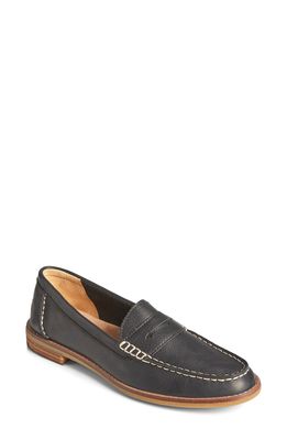 Sperry Seaport Penny Loafer in Black