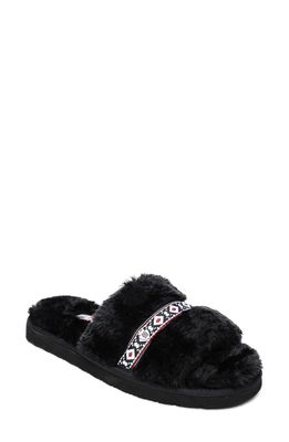 Minnetonka London Slipper in Black