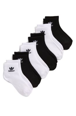 adidas Kids' Trefoil 6-Pack Socks in White