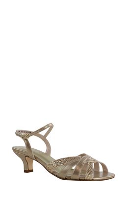 Touch Ups Jane Ankle Strap Sandal in Champagne