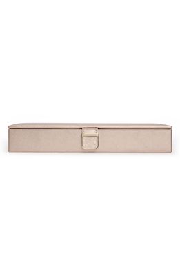 WOLF Palermo Safe Deposit Jewelry Box in Rose Gold
