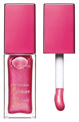 Clarins Lip Comfort Shimmer Oil in 05 Pretty In Pink