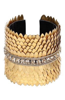 Deepa Gurnani Gigi Cuff Bracelet in Gold