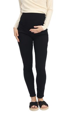 Angel Maternity Skinny Maternity Jeans in Black
