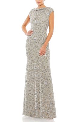 mac duggal sheath gown