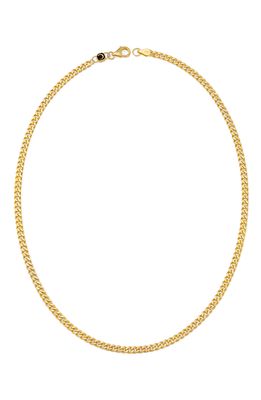 Crislu Men's Curb Chain Necklace in Pearl/Ivory