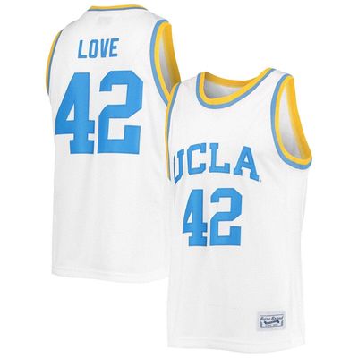 Men's Original Retro Brand Kevin Love White UCLA Bruins Commemorative Classic Basketball Jersey