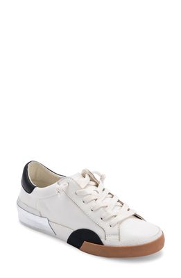 Dolce Vita Zina Sneaker in White/Black Leather