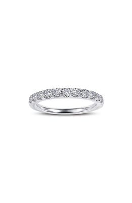 Lafonn Simulated Diamond Birthstone Band Ring in April - Clear/Silver