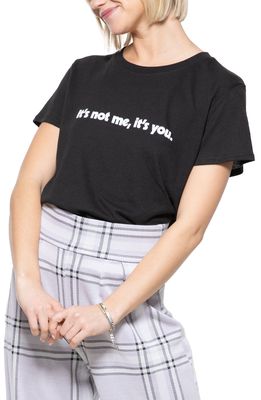 Sub Urban Riot It's Not Me It's You Graphic Tee in Black