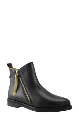 Ron White Liselle Leather Tassel Bootie in Onyx