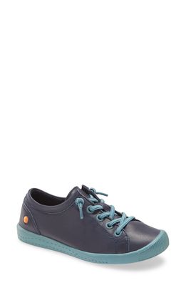 Softinos by Fly London Isla Distressed Sneaker in Navy/Navy Leather