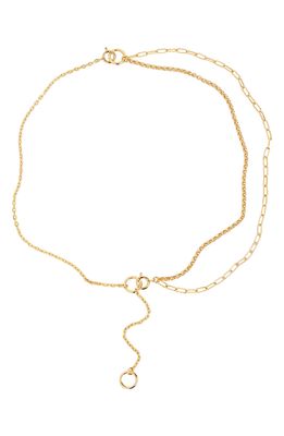 Maria Black Cocktail Necklace in Gold Hp