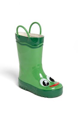 Western Chief Frog Rain Boot in Green