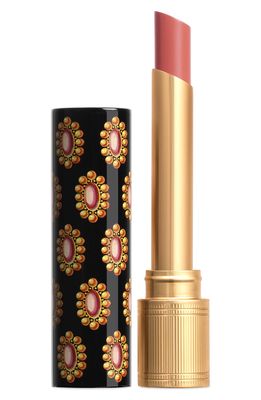 Gucci Rouge de Beaute Brillant Glow & Care Lipstick in 112 Sally Soft Honey