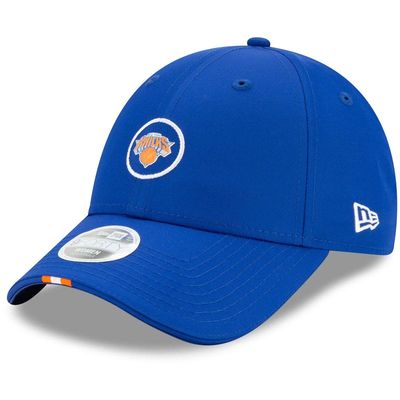 Women's New Era Royal New York Knicks Micro Patch 9FORTY Adjustable Hat