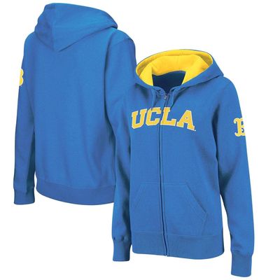 COLOSSEUM Women's Blue UCLA Bruins Arched Name Full-Zip Hoodie