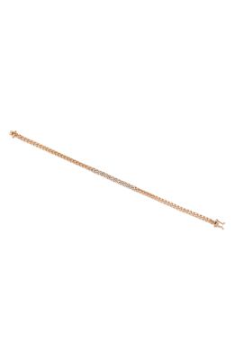 EF Collection Curb Chain Bracelet in Rose Gold