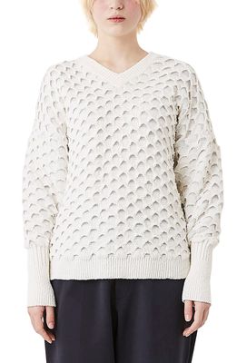 CFCL Oriel Open Weave Sweater in White