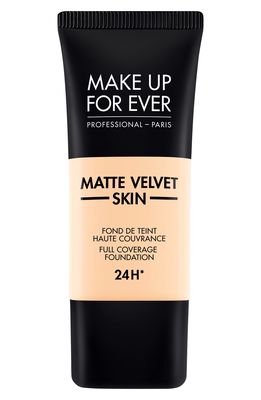 MAKE UP FOR EVER Matte Velvet Skin Full Coverage Foundation in Y215-Yellow Alabaster