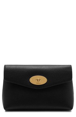 Mulberry Darley Leather Cosmetics Pouch in Black