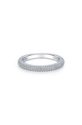 Lafonn Simulated Diamond Pave Ring in Silver