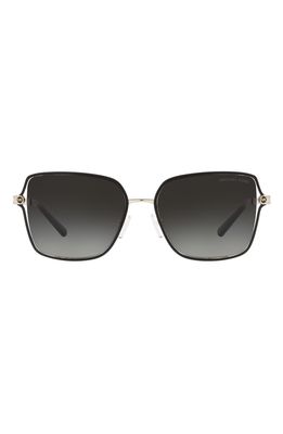 Michael Kors 56mm Gradient Sunglasses in Matte Black