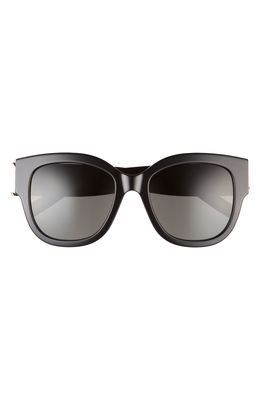 Saint Laurent 56mm Cat Eye Sunglasses in Black