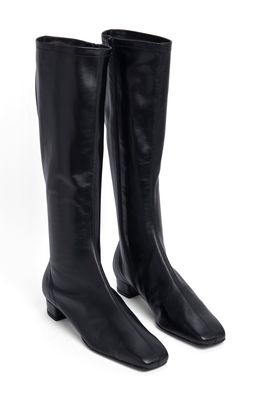 By Far Edie Knee High Boots in Black