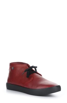 Softinos by Fly London London Fly Leather Sial Bootie in 002 Red Supple Leather