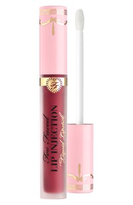 Too Faced Lip Injection Plumping Liquid Lipstick in Big Lip Energy