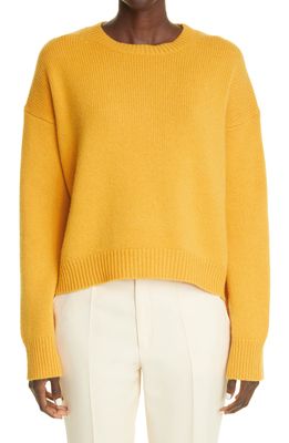 arch4 The Ivy Chunky Crop Cashmere Sweater in Golden Harvest