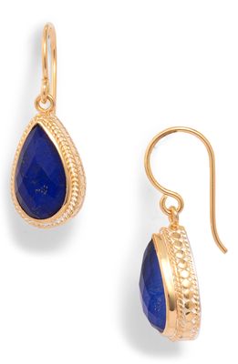 Anna Beck Lapis Lazuli Drop Earrings in Gold-Lapis