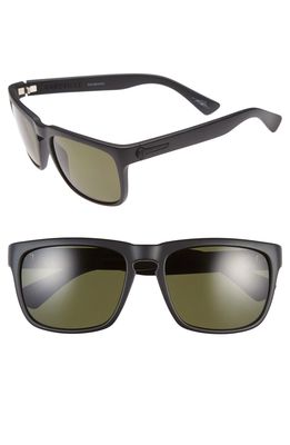 Electric Knoxville 56mm Polarized Sunglasses in Matte Black/Grey Polar