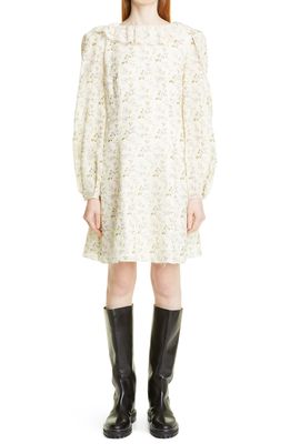 Brock Collection Teodolinda Lace Collar Dress in Natural