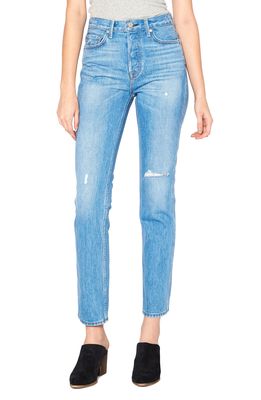 NOEND Claude High Waist Straight Leg Jeans in Mineral