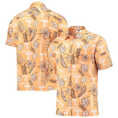 Men's Wes & Willy Tennessee Orange Tennessee Volunteers Vintage Floral Button-Up Shirt