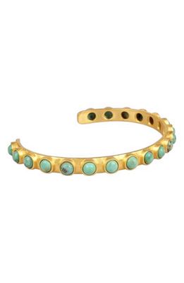 Christina Greene Turquoise Studded Cuff Bracelet