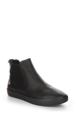 Softinos by Fly London Saha Bootie in Black Supple Leather