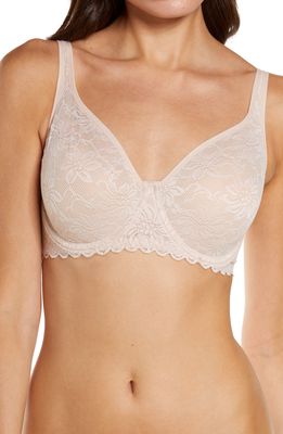 Wacoal Soft Sense Convertible Underwire Bra in Rose Dust