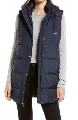 Gallery Vest with Removable Hood in Navy