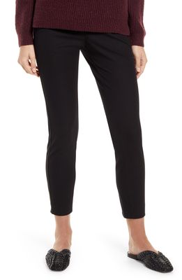 Nordstrom Everyday Skinny Fit Stretch Cotton Ankle Pants in Black